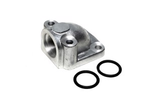 Фланець насоса НШ-32 (НШ46-0505037) (РВД S=24 прямий, М30X1,5) (алюм.) (вир-во ВЗТА)