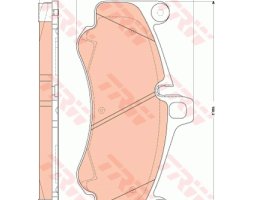 Колодки гальмівні (вир-во TRW)