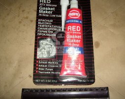 Герметик прокладок 85гр красный ABRO. 11-AB