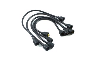 Провод зажигания черный УАЗ силикон 5шт. (пр-во Украина)