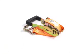 Стяжка вантажу 5t (тріскачка, пластикова ручка, стрічка 50mm.x0.5m., гак) <ДК>