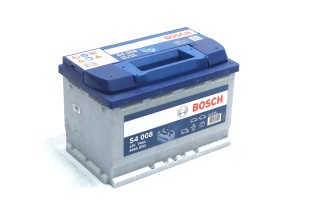 Аккумулятор   74Ah-12v BOSCH (S4008) (278x175x190),R,EN680                                          