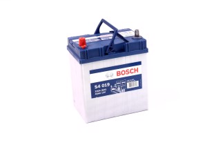 Аккумулятор тонкие клеммы 40Ah-12v BOSCH (S4019) (187x127x227) ,L,EN330 (Азия)