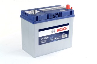 Аккумулятор тонкие клеммы 45Ah-12v BOSCH (S4020) (238x129x227) ,R,EN330,Азия