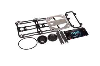 Ремкомплект прокладок с клапанами KNORR, MAN TGA старый тип с валом отбора мощности (пр-во VADEN)