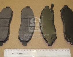 Колодка гальм. диск. NISSAN NAVARA D40 2.5DCI 05 - передн. (вир-во SANGSIN)