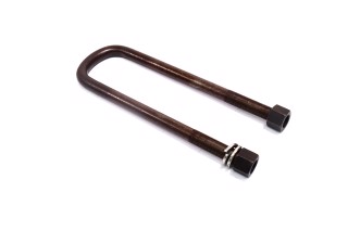 Стремянка задней рессоры с высокой гайкой и гровером КАМАЗ 8 тн М24х1 5 , L=350) <ДК>