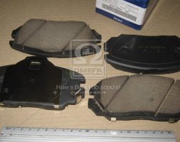Колодки тормозные дисковые передние Hyundai Sonata 04- (пр-во Mobis). 581013KA31