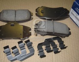 Колодки тормозные дисковые передние Kia Sportage 04- (пр-во Mobis). 581011FA50