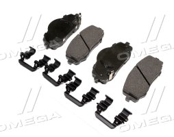 Колодки тормозные дисковые передние Hyundai I20 08- (пр-во Mobis)