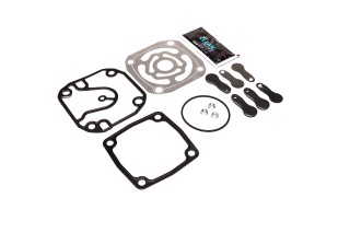 Ремкомплект прокладок с клапанами KNORR, MB Actros OM501/502, Evobus (пр-во VADEN)