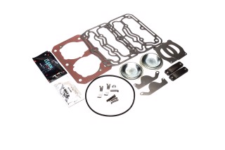 Ремкомплект прокладок с клапанами WABCO, DAF 75/85CF, F75/95, 95XF, XF95 для ремонтной головки (пр-во VADEN)