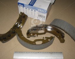 Колодка гальм. ВАЗ 1117-1119 КАЛИНА, 2170-2172 ПРІОРУ задн. ABS (компл. 4шт.) (вир-во FINWHALE)