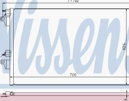 Радиатор (пр-во Nissens)