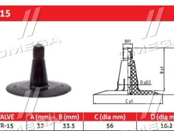 Камера 10,0/80-18 TR-15 (Kabat)