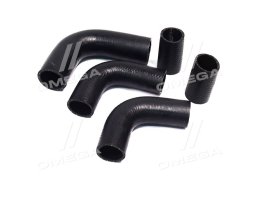 Патрубок радіатора ГАЗ 3110 (дв.406) (компл. 5 шт.) <ДК>