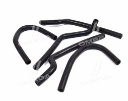 Патрубки обігрівача ГАЗ 3302 (дв.4215) (компл. 5 шт.) <ДК>