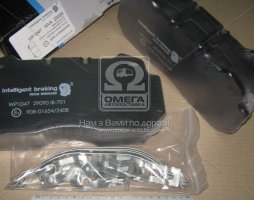 Колодки гальмівні дискові (компл. на вісь) (вир-во Winnard)