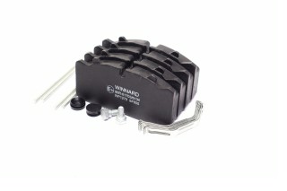 Колодка тормозная дисковая, комплект на ось DAF LF45, IVECO, MAN L/M/ME2000, RVI MIDLUM (пр-во Winnard)