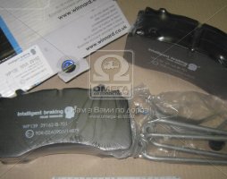 Колодка тормозная дисковая, комплект на ось SAF 22,5 (пр-во Winnard)