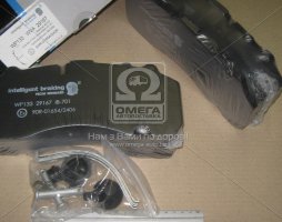 Колодка тормозная дисковая, комплект на ось BPW SB 4345 (пр-во Winnard)