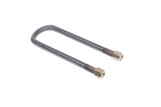 Скоба кріплення ресори (стремянка) задньої КАМАЗ М22х1,5 L=330 з гайк. (вир-во Самбірський МЗ)