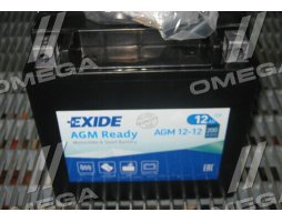 Аккумулятор   12Ah-12v Exide AGM (150х87х145),L,EN200. AGM12-12