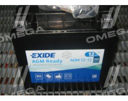 Аккумулятор   12Ah-12v Exide AGM (150х87х145),L,EN200
