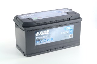 Аккумулятор  100Ah-12v Exide PREMIUM(353х175х190),R,EN900. EA1000