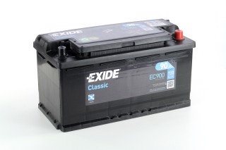 Аккумулятор   90Ah-12v Exide CLASSIC(353х175х190),R,EN720