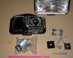 Фара п/тум. прямокут., біла, МАЗ, ГАЗ, КРАЗ, ЗІЛ, алюм. корпус, 12В, 162х200х88 (Руслан-Комплект)