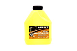 Антифриз Аляска ANTIFREEZE-40 (жовтий) Каністра 1л/0,98 кг. 5369 АЛЯSКА