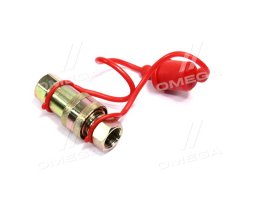 Головка з'єднувальна БРС Євро М22х1,5 червона <ДК>