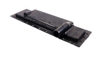 Бак радіатора нижній МТЗ-80, 82, Т-70 (пластик) (Руслан-Комплект)