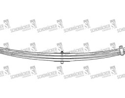 Рессора IVECO передн. 3-х лист. (пр-во Schomaecker)