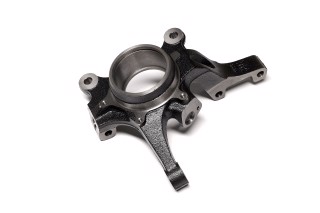 Кулак передній лівий lacettи (вир-во GM)