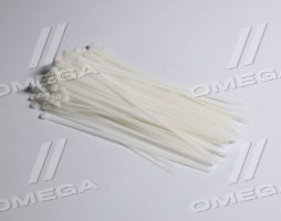 Хомут затяжной пластик 7,6-7,8х300 (100 шт.) белый (пр-во Variant, GEMI)