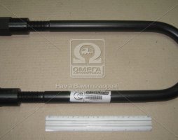 Скоба кріплення ресори (стремянка) з гайками 128x24x370 BPW (вир-во Mollebalestra)