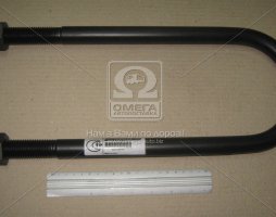 Скоба кріплення ресори (стремянка) з гайками 128x24x390 BPW (вир-во Mollebalestra)