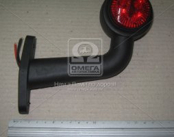 Фонарь LED габаритный правый, рожок изогнутый, 24В (Руслан-Комплект)