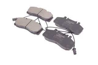 Колодка тормозная дисковая, комплект на ось IVECO EUROCARGO, RVI MIDLINER (пр-во Techno Brake)