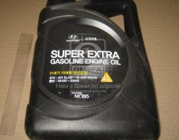 Масло моторное Mobis Super Extra Gasoline 5W-30 API SL, ILSAC GF-3, 05100-00410 (Канистра 4л)