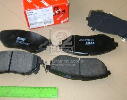 Колодка гальм. диск. SUBARU LEGACY IV передн. (вир-во TRW)