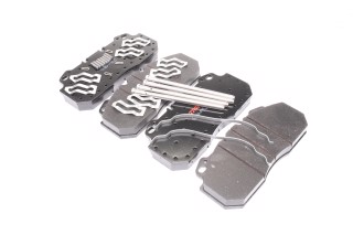 Колодка тормозная дисковая, комплект на ось RVI MAGNUM, VOLVO B10/12 (95-) , ROR TA/TM, передн. (пр-во TRW)