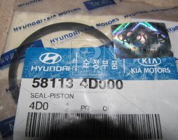 Кольцо уплотнительное поршня суппорта тормозного переднего (пр-во Mobis)