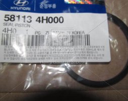 Кольцо уплотнительное поршня суппорта тормозного заднего Hyundai H-1 07- (пр-во Mobis). 581134H000
