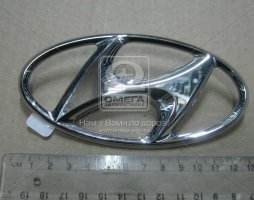 Эмблема крышки багажника (овал) Hyundai Elantra 06- (пр-во Mobis)
