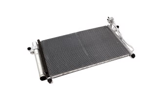 Радіатор кондиціонера у зборі Hyundai Getz 02- (вир-во Mobis)