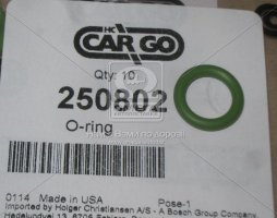 Кольцо О-образное (пр-во Cargo). 250802