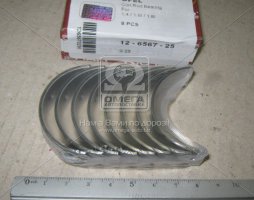 Вкладиші шатунні OPEL/DAEWOO 0,25 1.3/1.4/1,5/1.6 (вир-во Mopart)